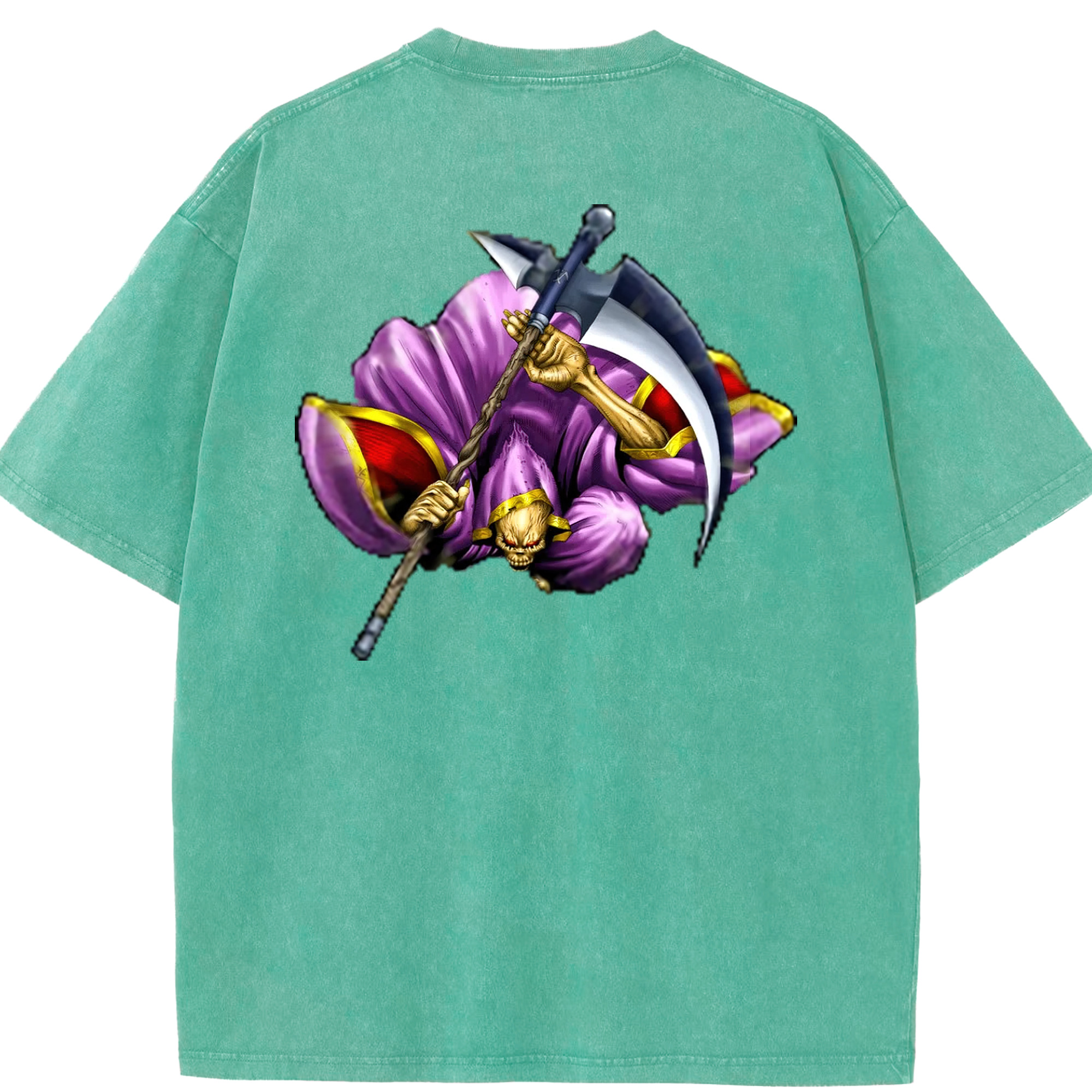 （画像用） 遊☆戯☆王 Yu-Gi-Oh! 綿100% ヴィンテージ風 半袖Tシャツ（背面プリント）